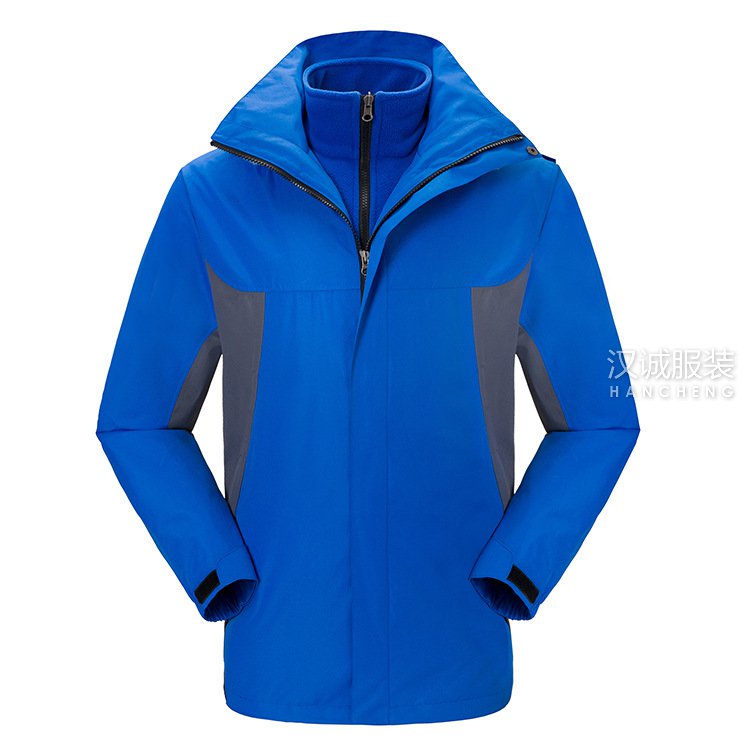 无标空白户外三合一冲锋衣定制7